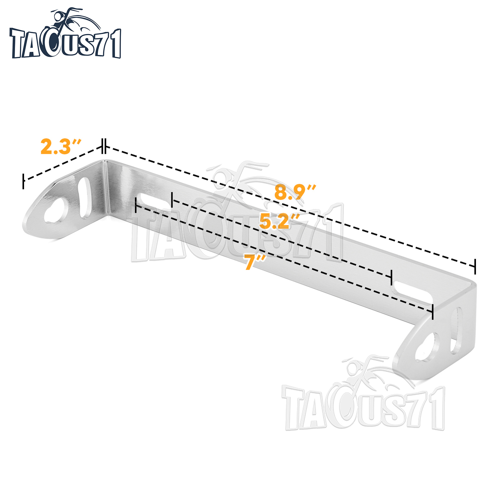 LED Turn Signal License Plate Relocation Kit For Harley Fat Boy Sportster 1200