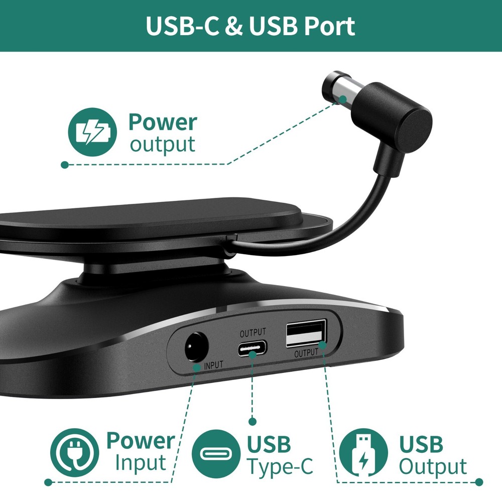 Magnetic Charger Table Stand Holder Compatible with Amazon Echo Show 8 3rd Gen