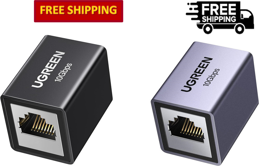 UGREEN Ethernet Extender 10Gbps Ethernet Coupler for Cat 5, 6, 7 & 8 Cable