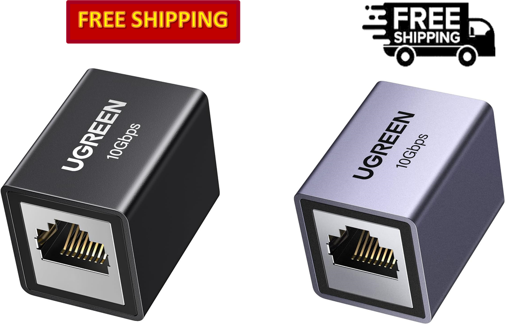 UGREEN Ethernet Extender 10Gbps Ethernet Coupler for Cat 5, 6, 7 & 8 Cable