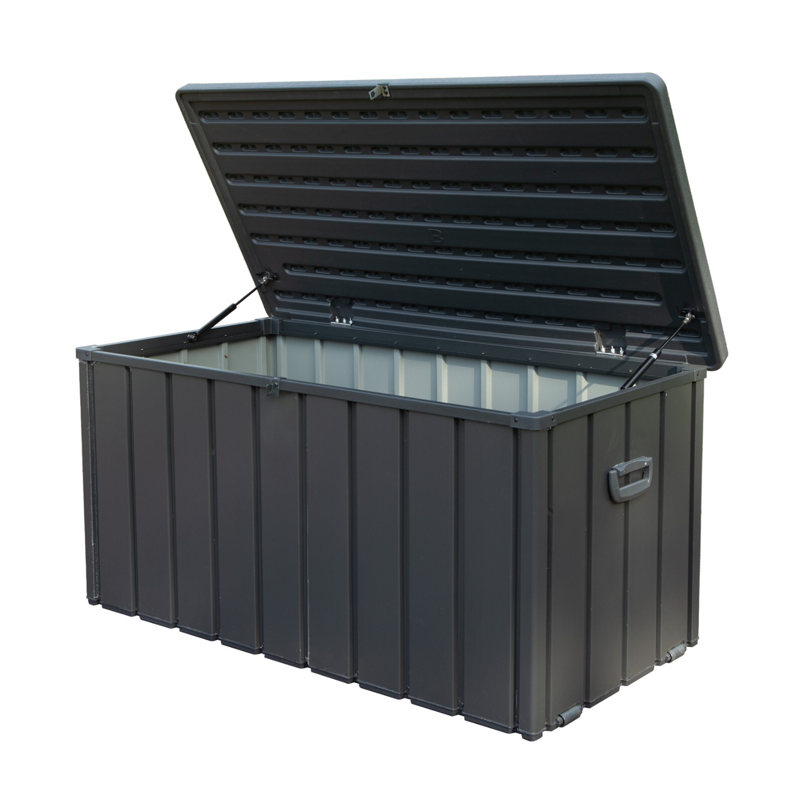 Domi Outdoor Storage Deck Box 100 Gallons Water Resistant Lockable with Wheels