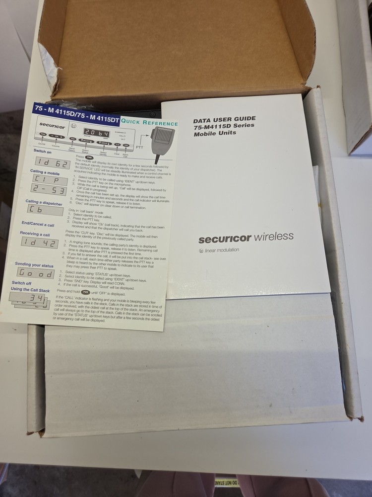 Securicor Mobile Units LMM4115D