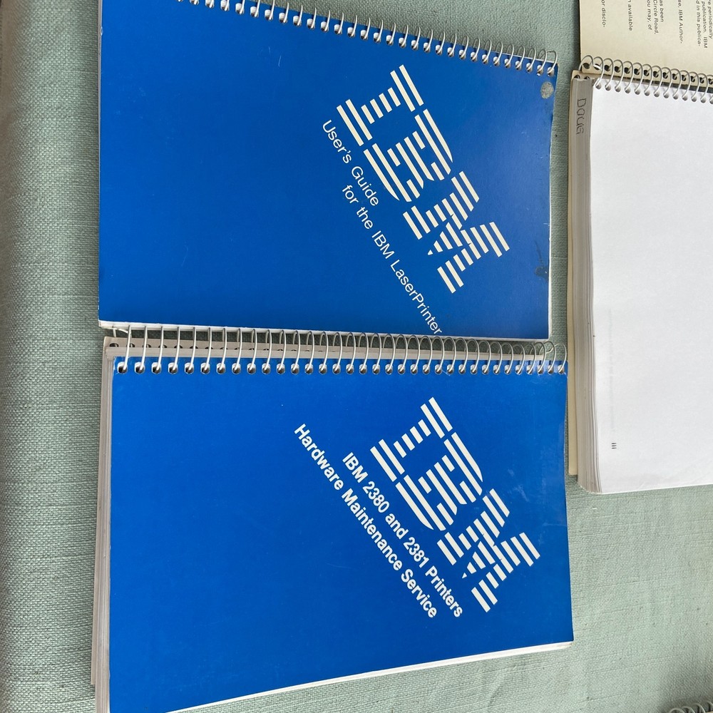 IBM Book Laser Printer Technical Reference 2380 2381 Users Guide Manual 1st Ed.