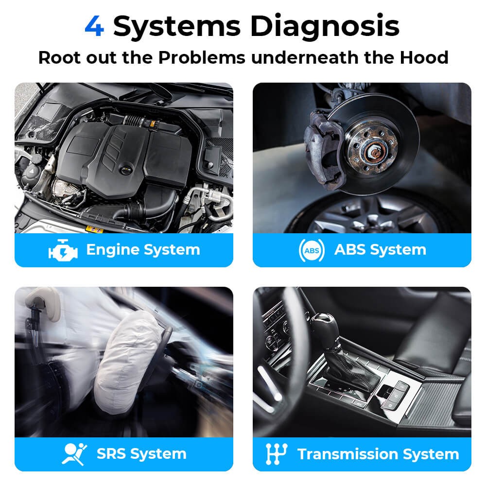 2026 TOPDON AD500 OBD Car Diagnostic Scanner Tool Code Reader Check Engine ABS