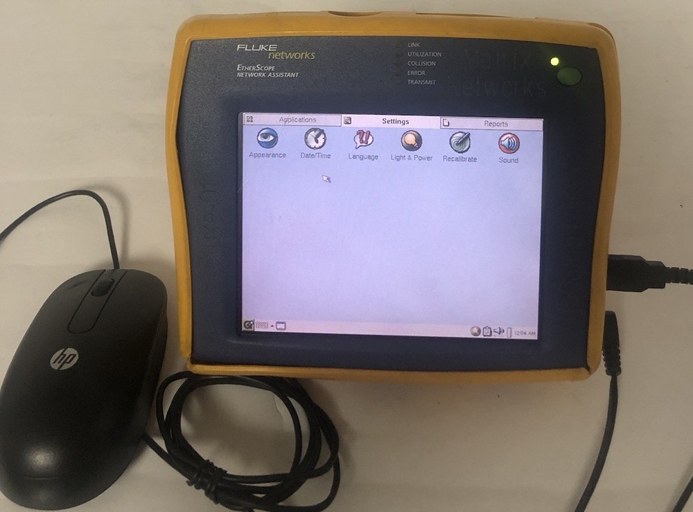 Fluke EtherScope Network Assistant-Tested Touchscreen not working,screen cracked