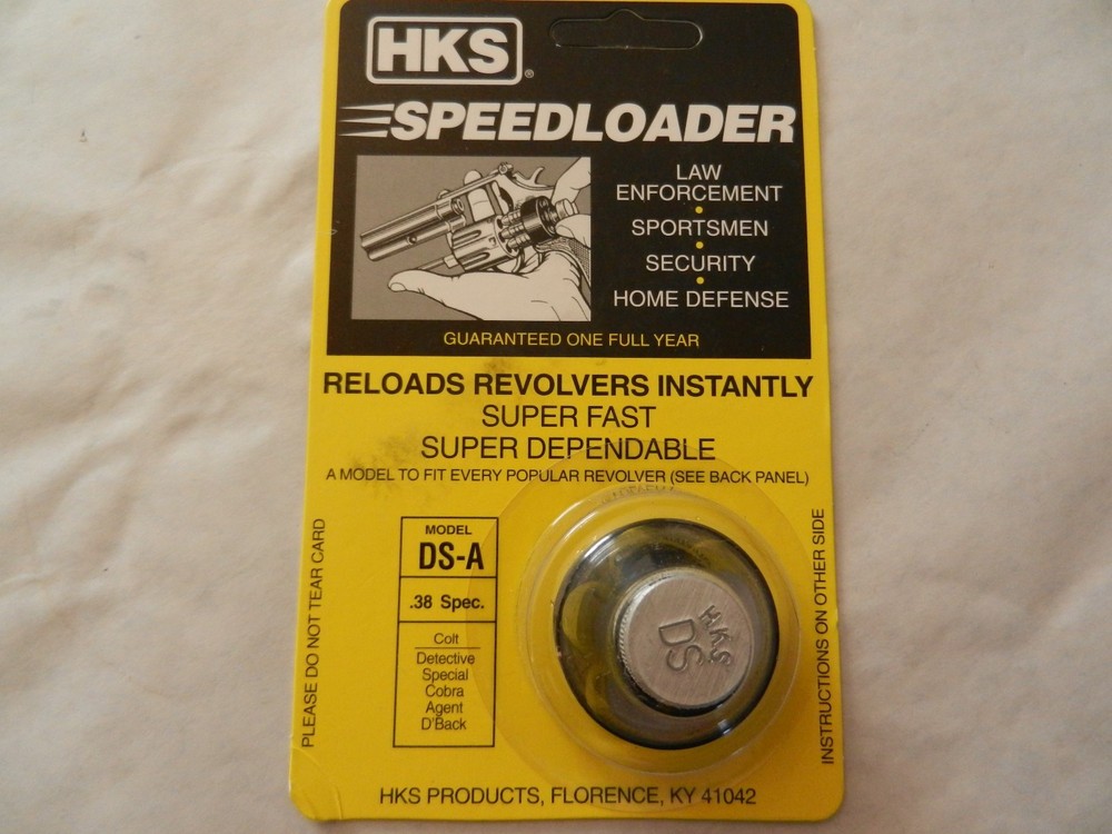 HKS Speedloader; DS-A; 6-Shot; 38 Spec; Fast & Dependable
