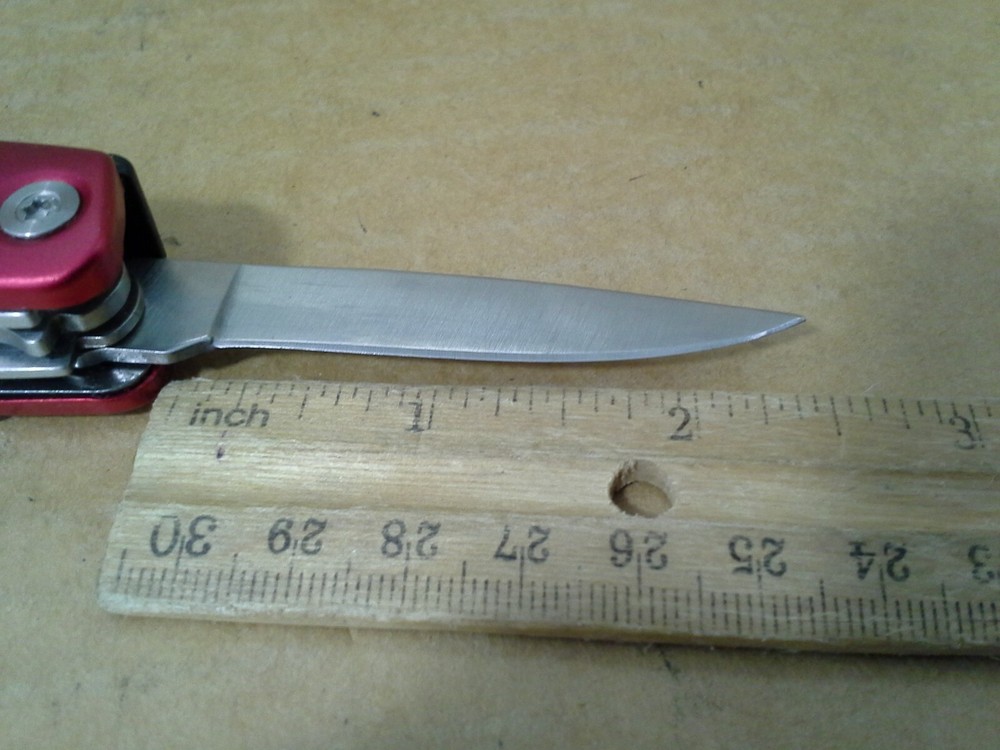 Switzerland Red Multitool Folding Pocket Pliers. VGC