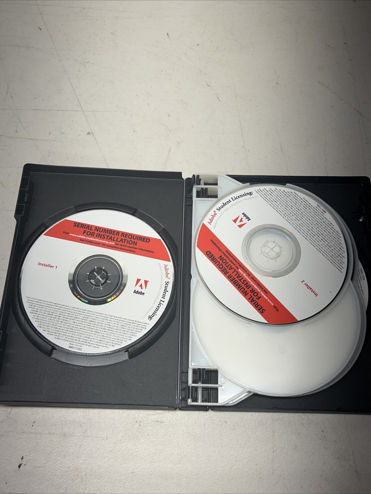 ADOBE STUDENT LICENSING CREATIVE SUITE 2 PREMIUM WITH CODE FOR SERIAL NUMBER