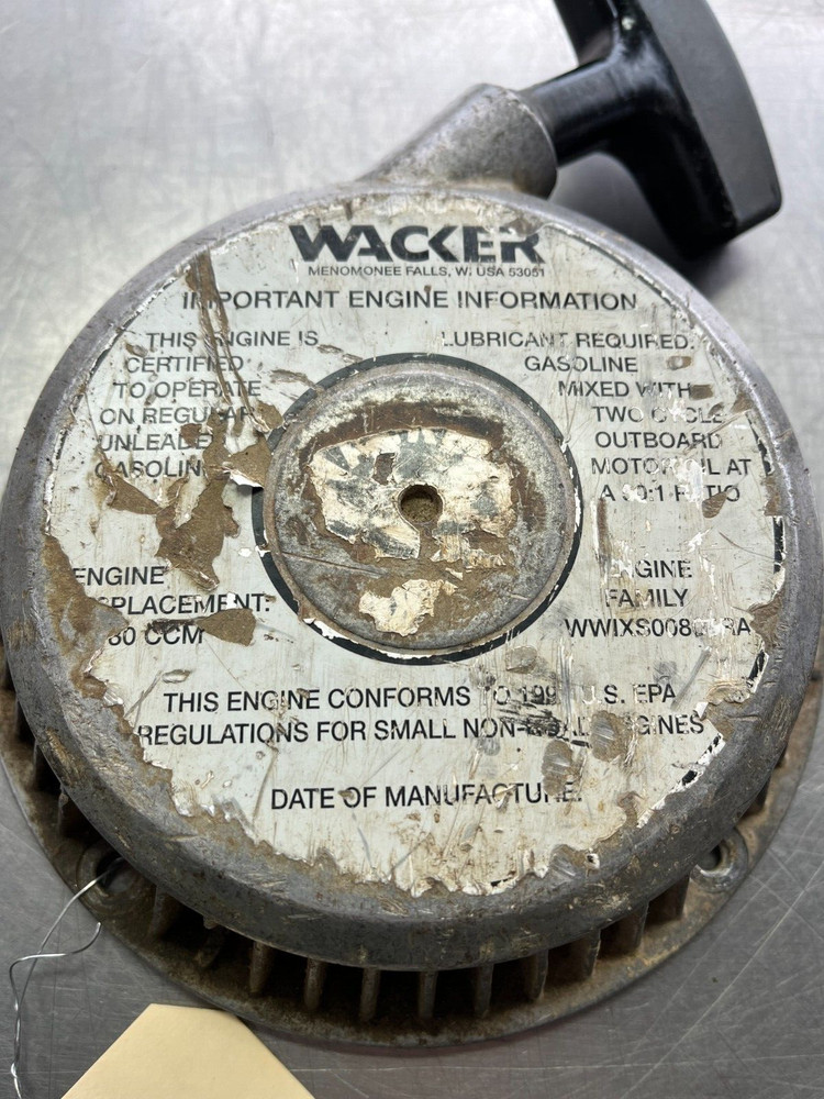 OEM WACKER Pull Start Recoil Starter 6-3/16" Outer Diameter