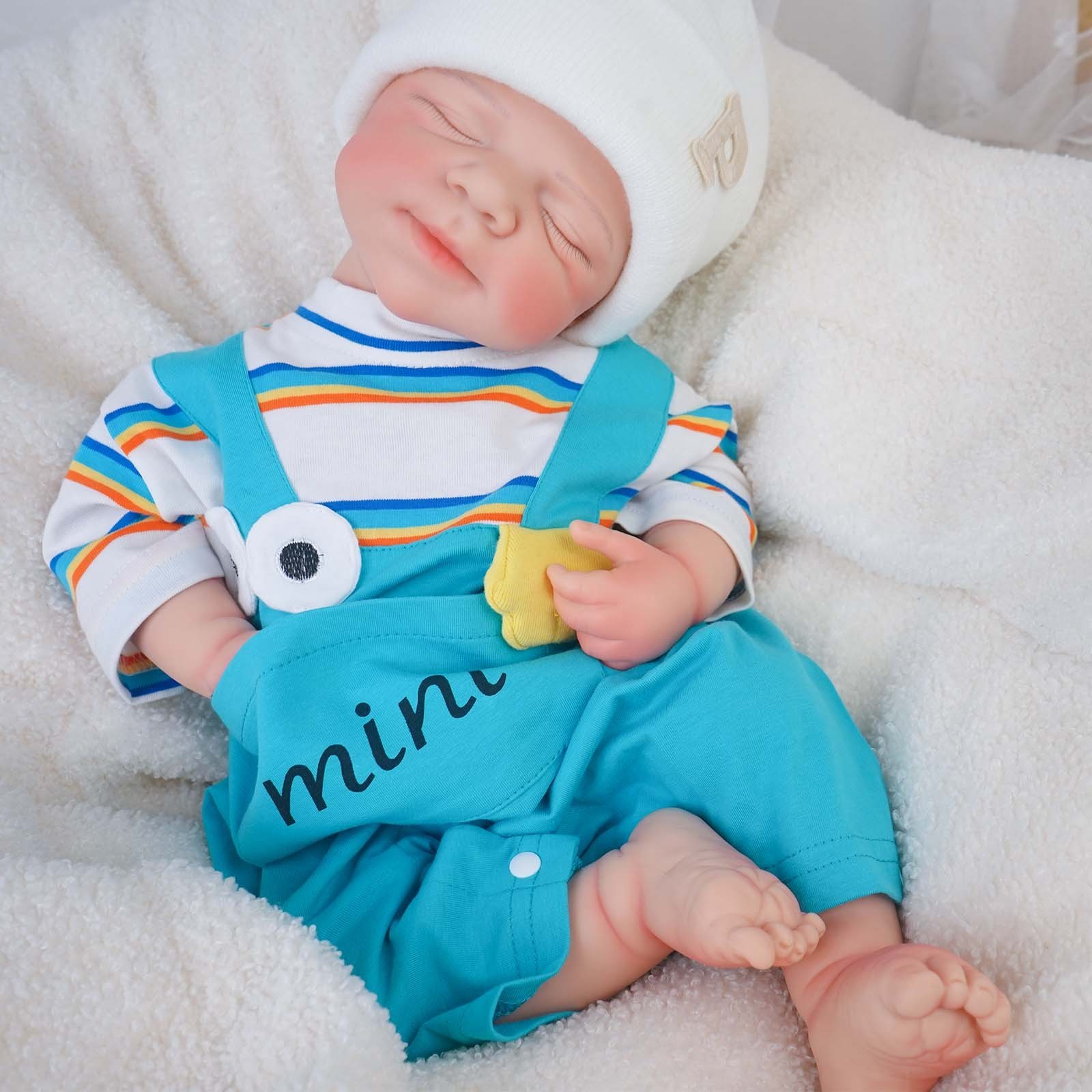 19.68'' silicone reborn doll handmade washable handicrafts gifts companionship