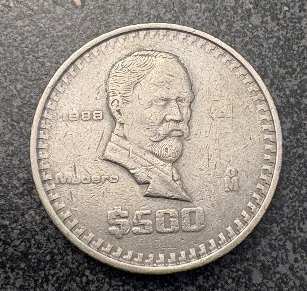 Mexico 500 Pesos 1988