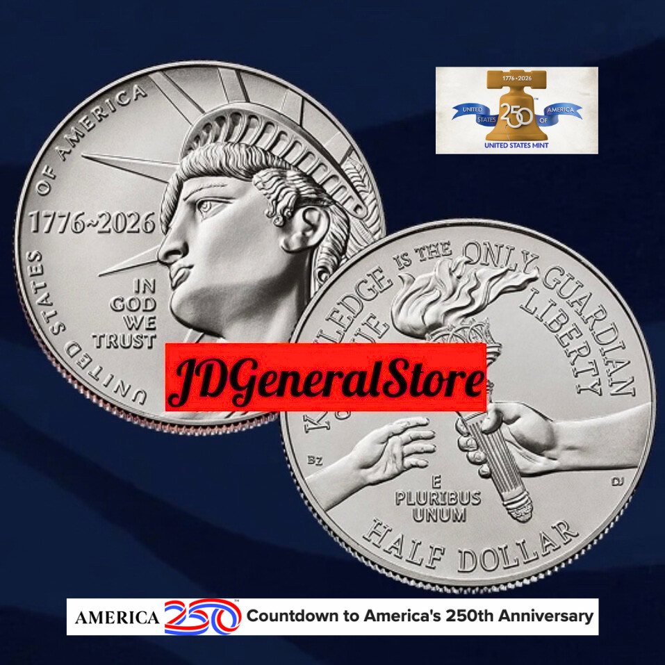 Enduring Liberty 2026 P Semiquincentennial Half Dollar 1 Coin ~SHIPS FREE TODAY~