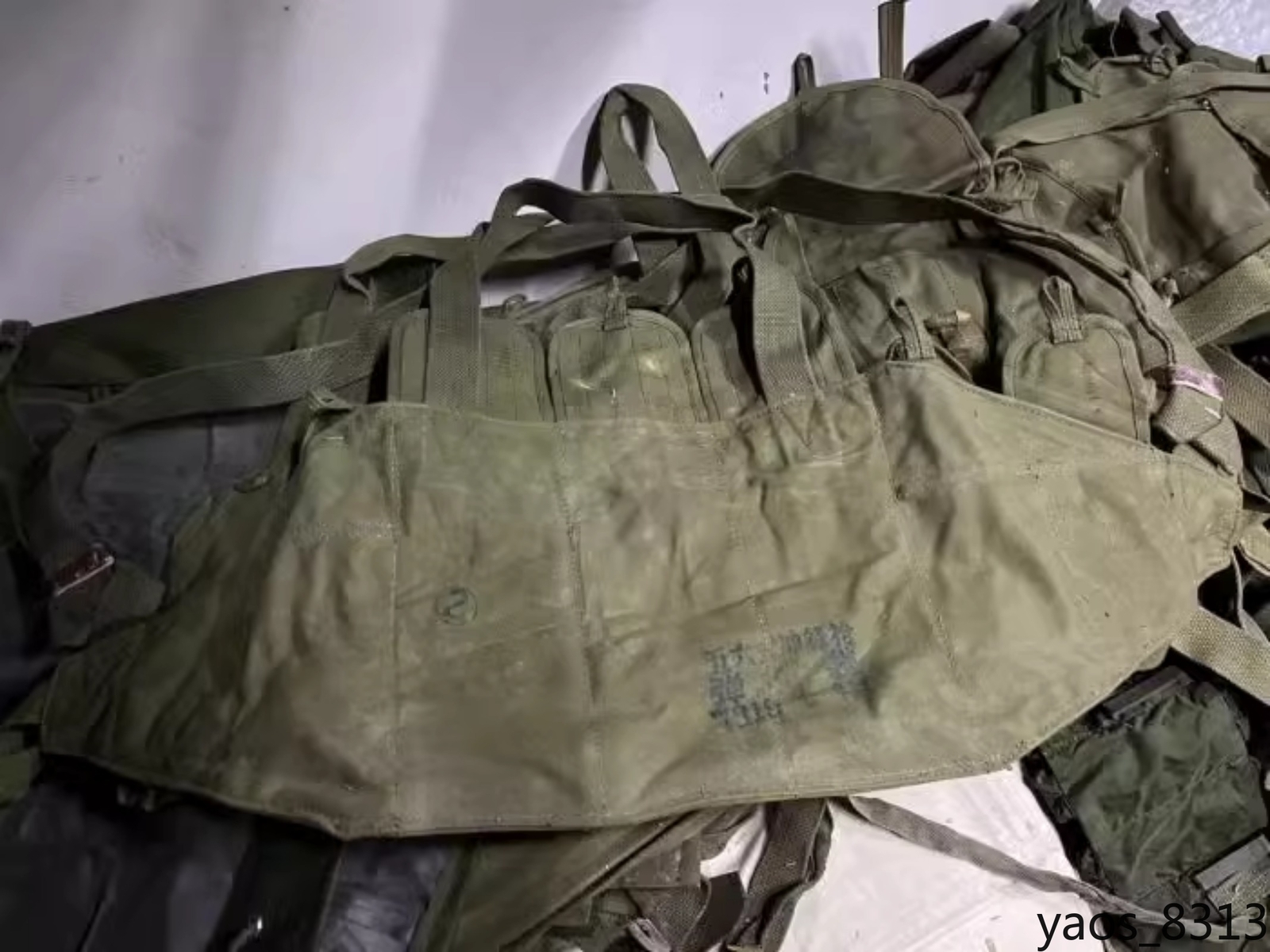 Russia AK Chinese 56 Tactical Chest Rig Vest Pouch with Belt Canvas bag