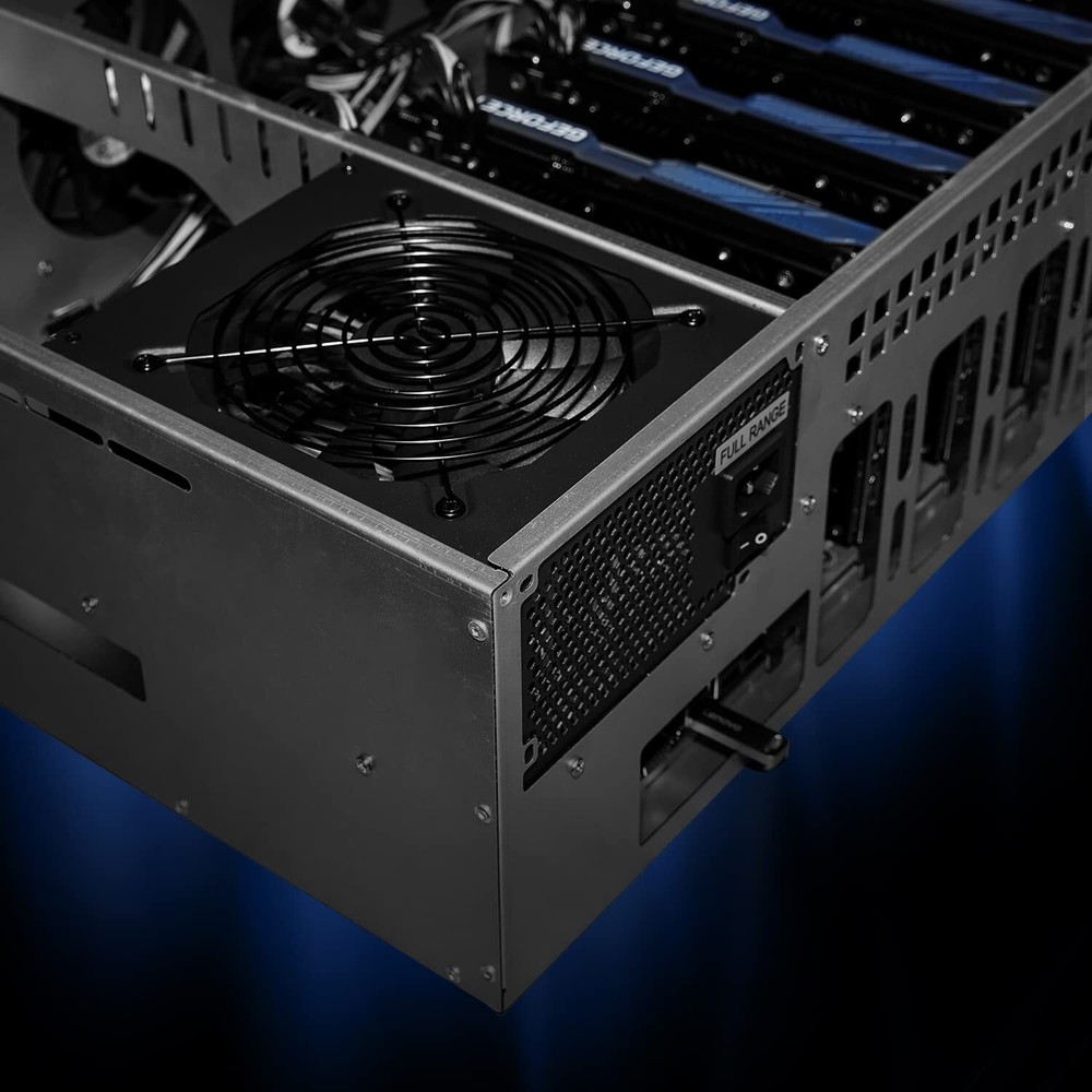 1600w Mining Power Supply Fully Modular PSU for ATX PC Case & Mining Rig