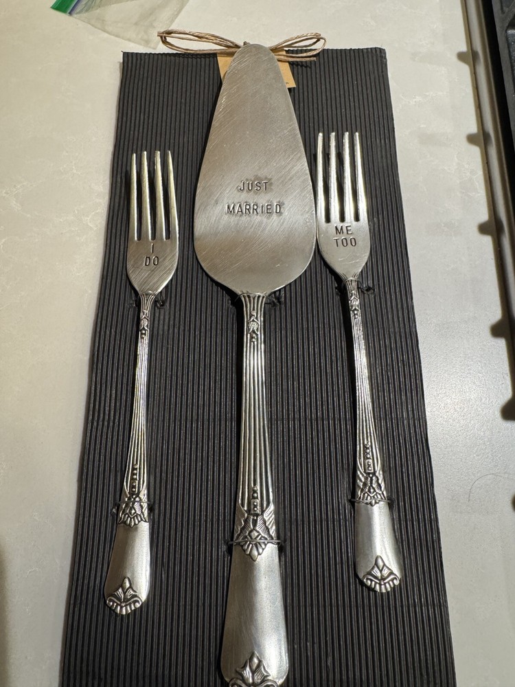 Mudpie Wedding Serving Set 3 Piece