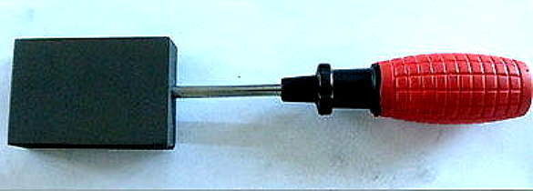 Devardi Glass Graphite Marver~ 2 x 3 x 1/2" Lampworking Bead Making