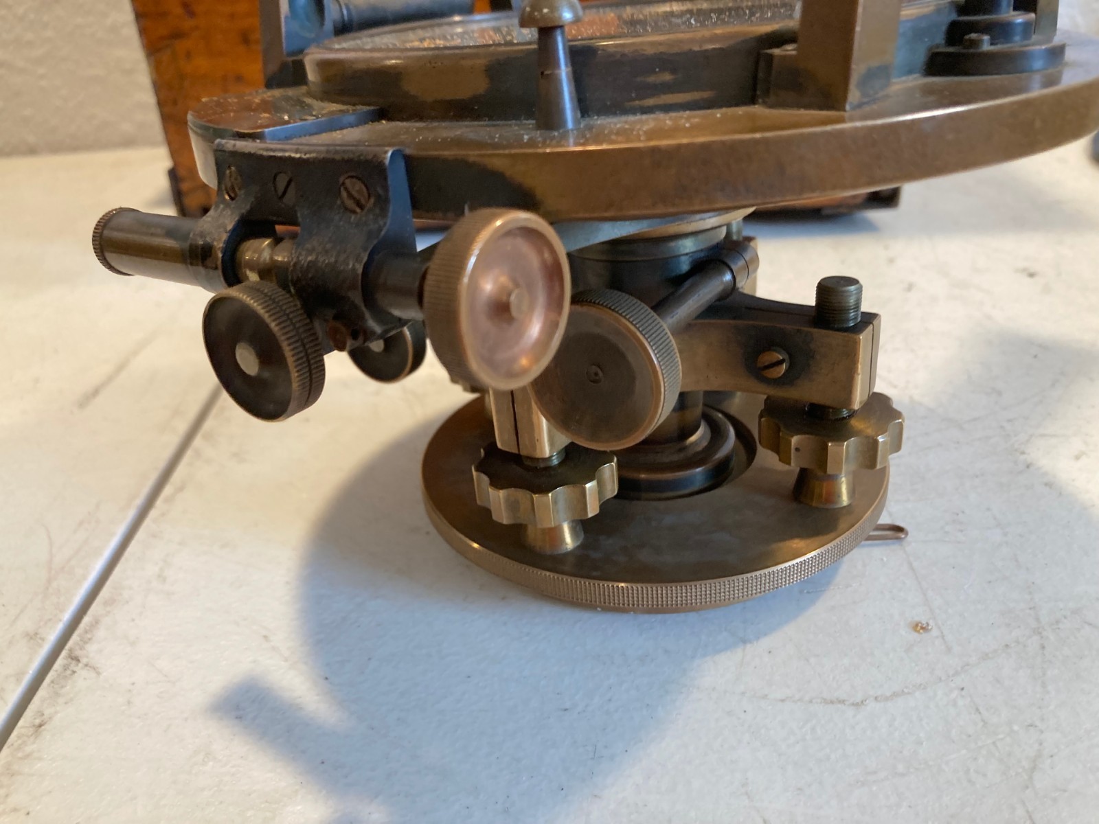 1906 KEUFFEL & ESSER SURVEYOR TRANSIT THEODOLITE ORIGINAL BOX