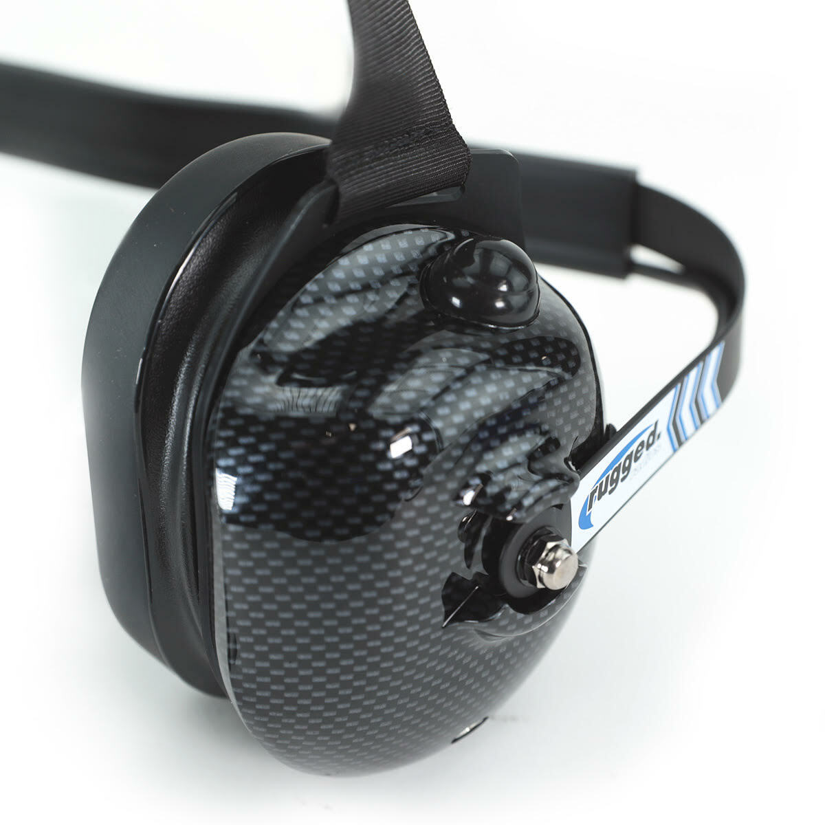 H41 Behind The Head Headset w/ Adapter Cable for Rugged Radios, Kenwood, Racing