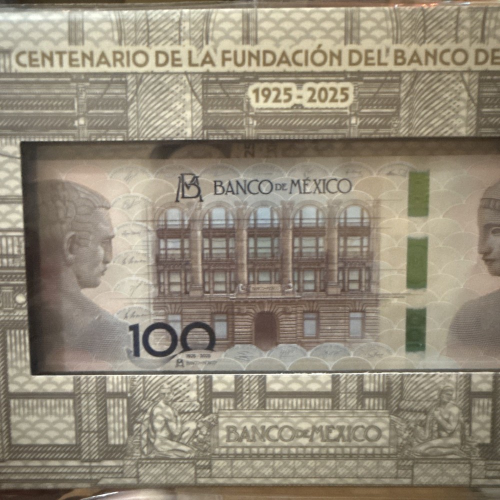 Bank Note Museo Banco De México Aniversario