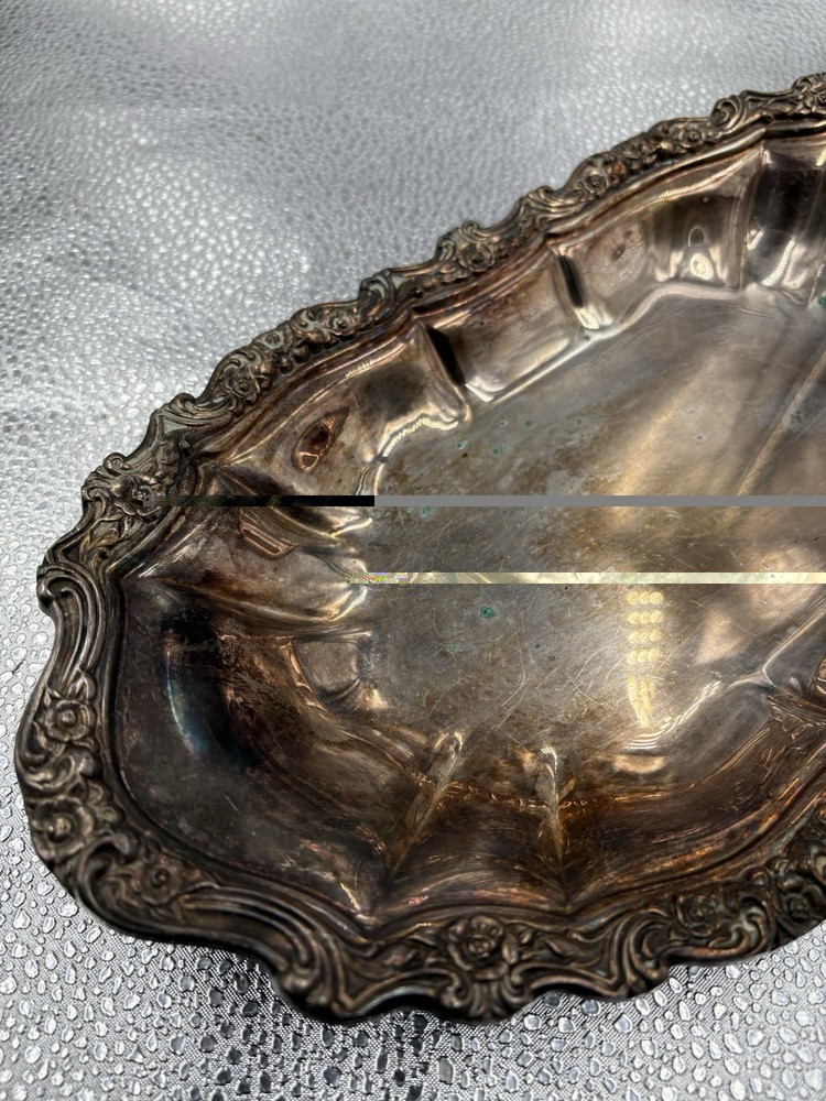 VTG Silverplate Serving Dish Oval