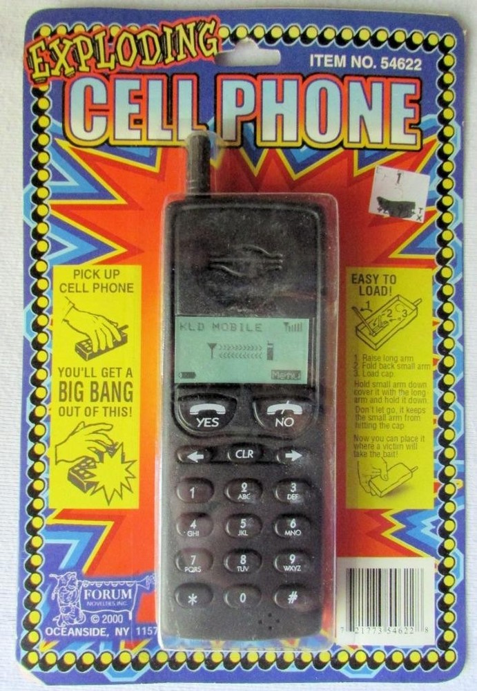 New Vintage Exploding Cell Phone Joke Gag Prank
