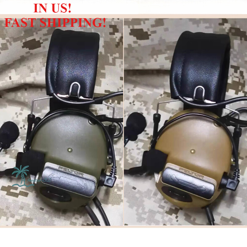 IN US!! C3 Tactical Headphones COMTAC III Noise Cancel Communice Earphones NEW