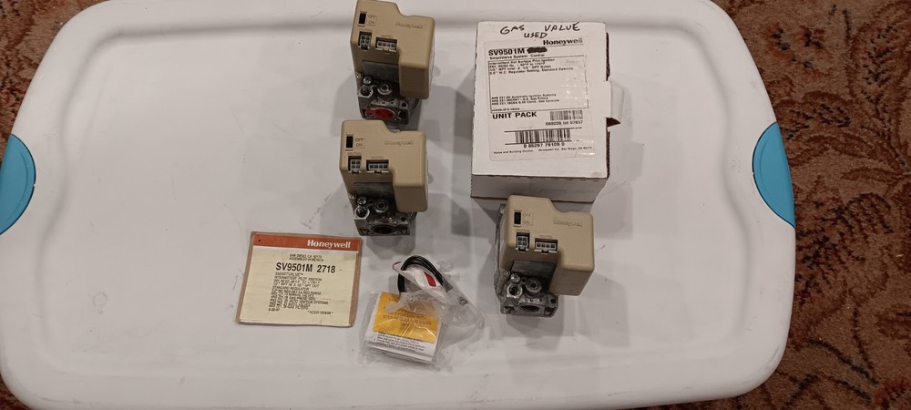HVAC Gas Valves, 3, Untested, PLEASE READ DESCRIPTION