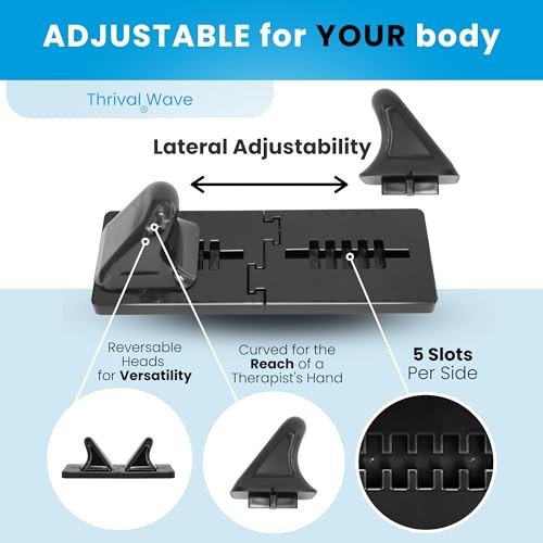 Wave - Fully Adjustable Psoas Muscle Release Tool Thrival Wave Carbon Black