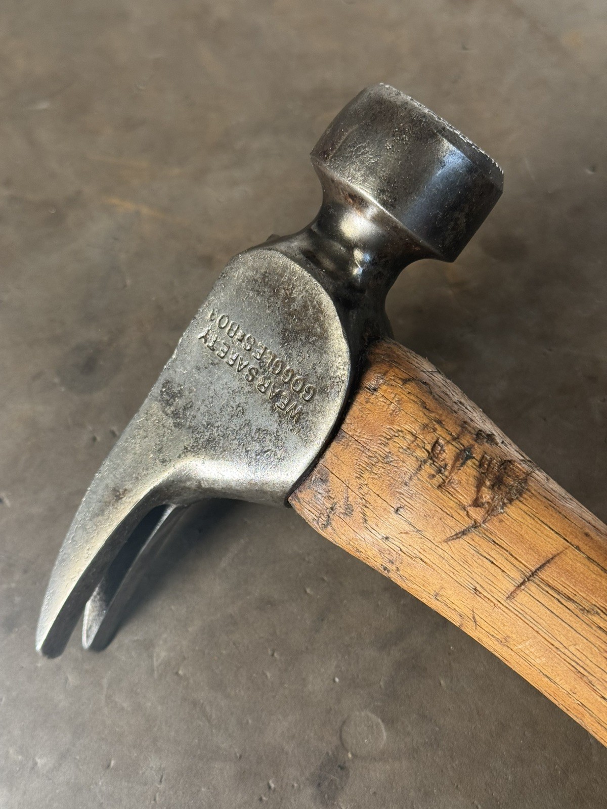 Beautiful Dalluge 21 Straight Claw Hammer Original Handle California Framer