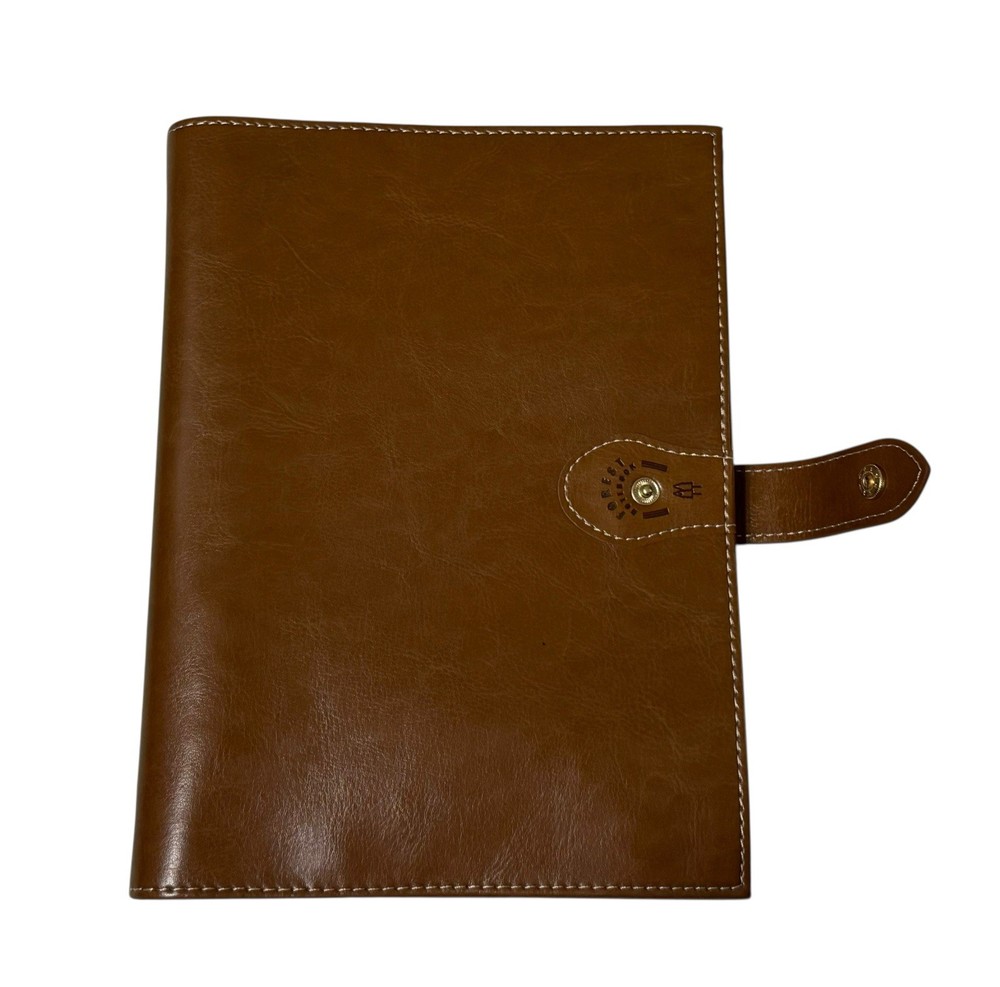 Forest Loose Leaf Leather Notebook ~ Brown ~ NEW