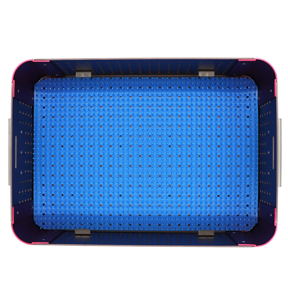 Two layer Sterilization tray case box surgical instrument Sterilize tray，us