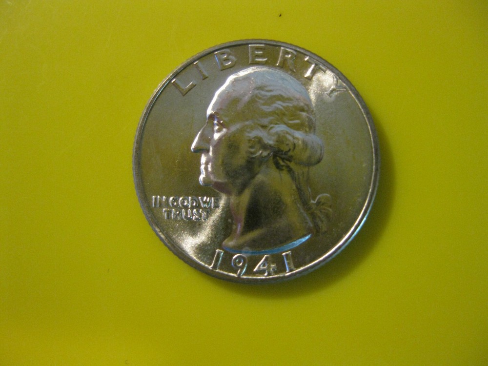 1941 Washington Quarter Dollar Gem BU+!!