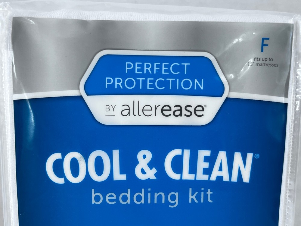 Allerease Perfect Protection Cool & Clean Bedding Kit 3pc - Full - BRAND NEW