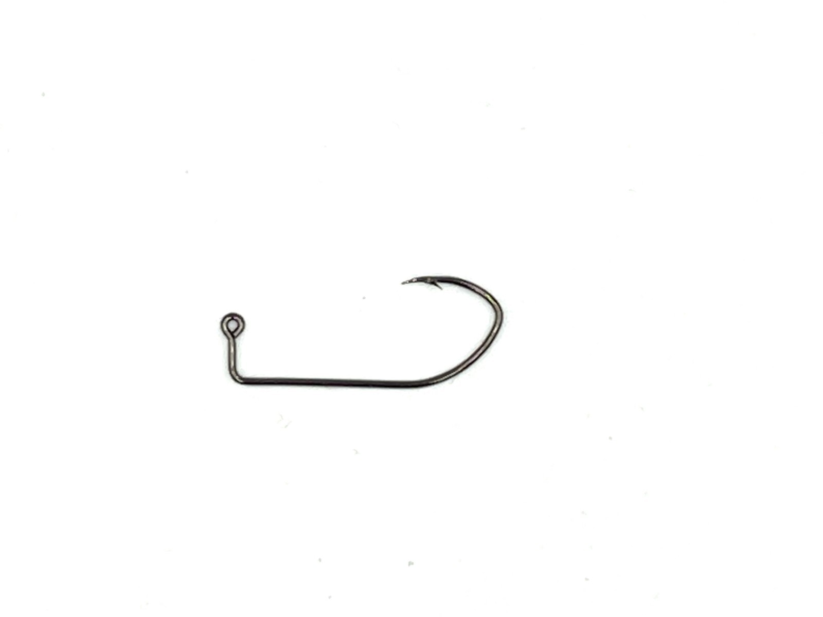 100 - Mustad  32500BN Black Nickel Sickle Style Jig Hooks for Molds