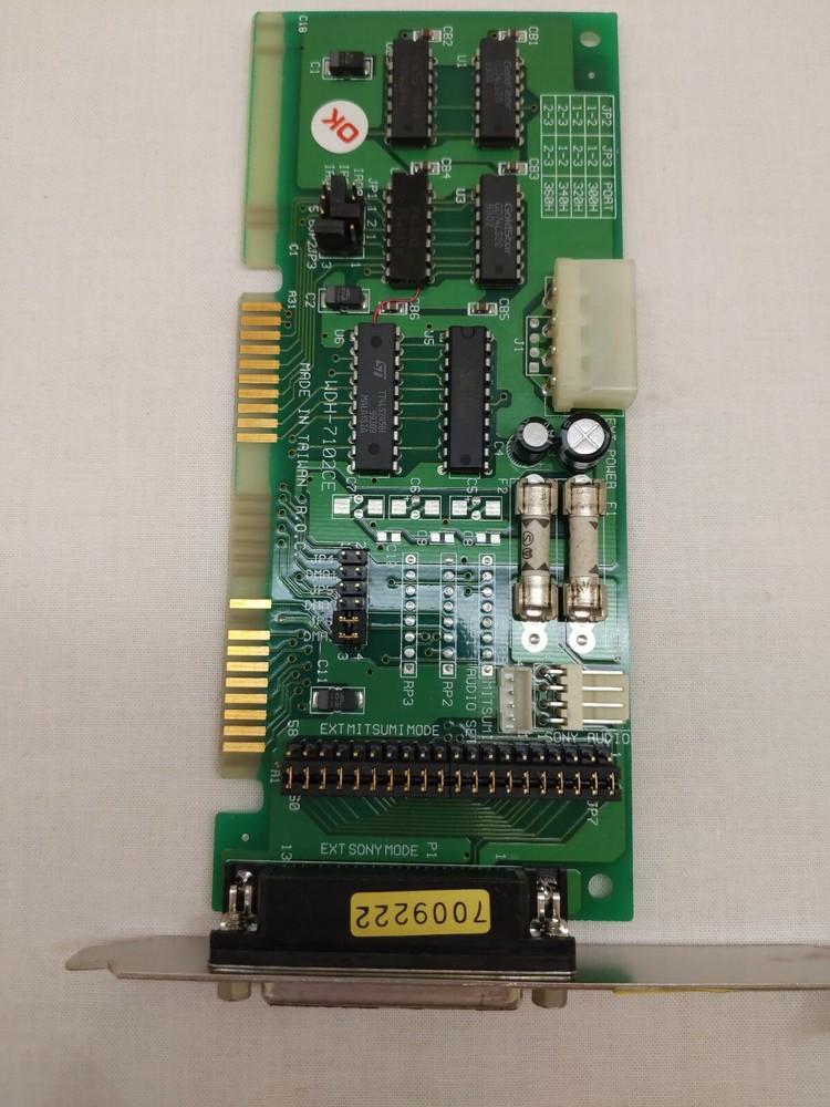 Mitsumi Sony WDH-7102CE 16 Bit SCSI Controller Card