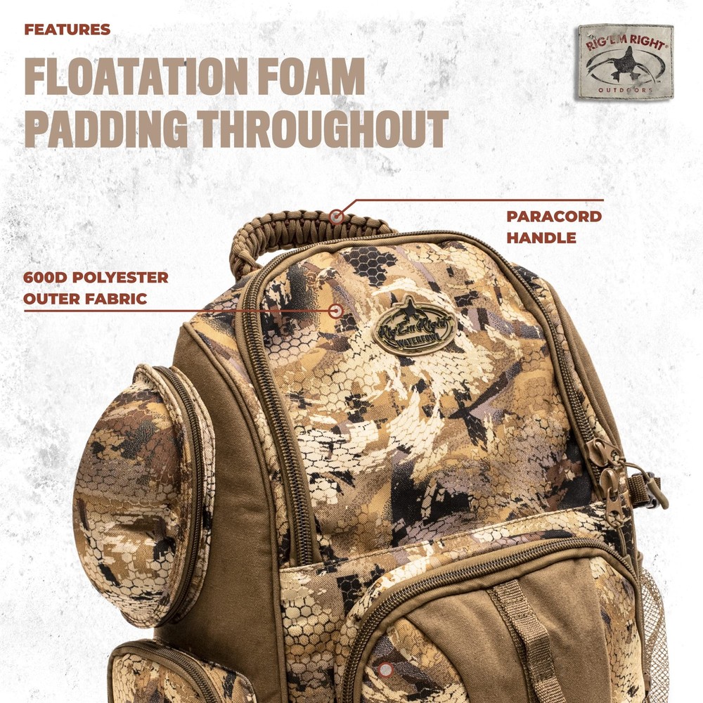 Rig'Em Right Lowdown Floating Backpack, Optifade Marsh