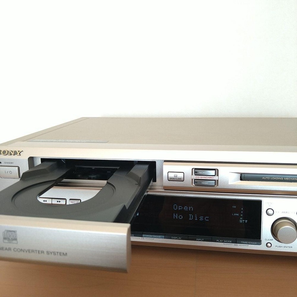 Sony Compact Disc Mini Disc Deck MXD-D3 Working condition