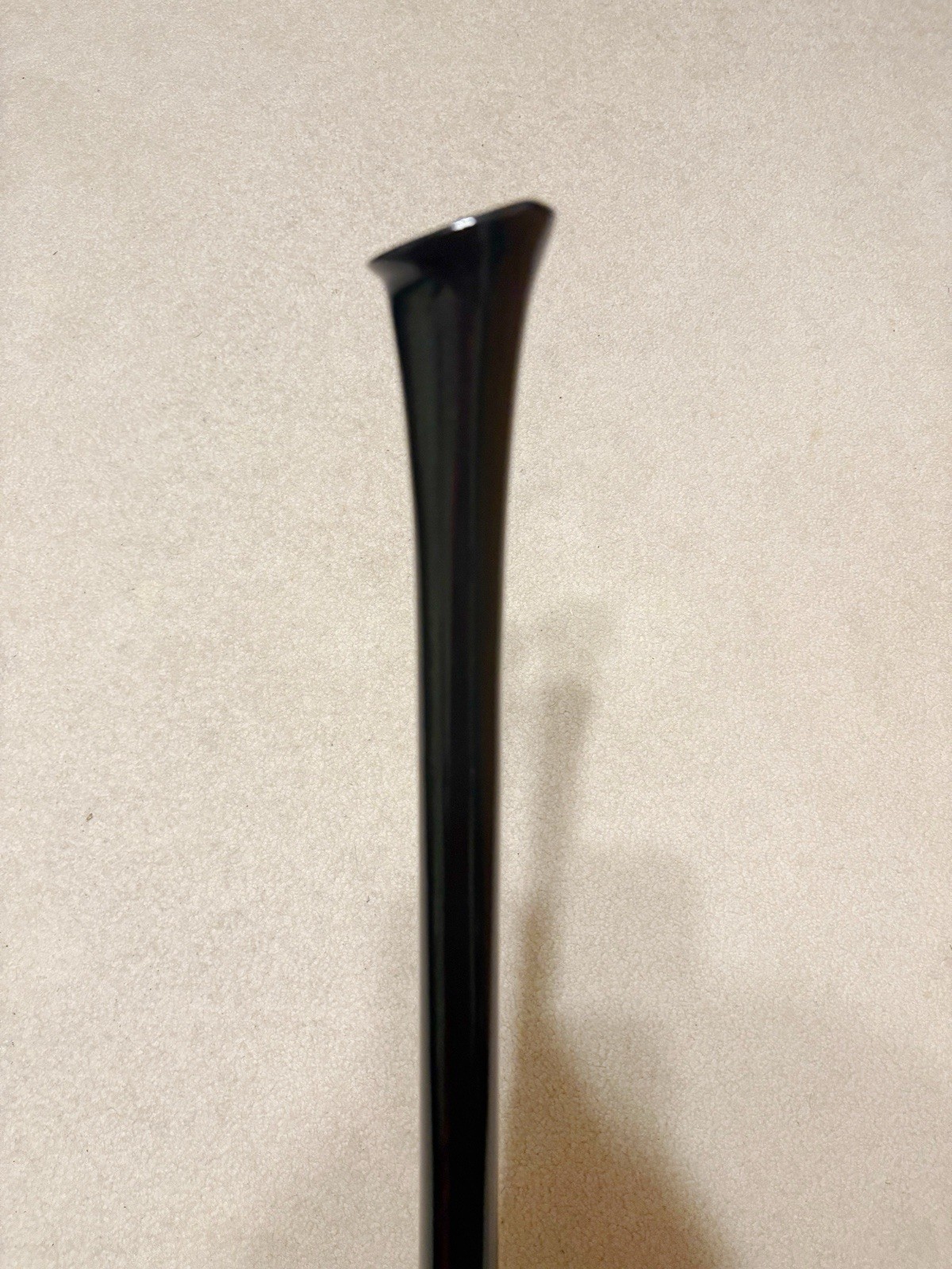 Hybrid Handle Torpedo Maple Wood Baseball Bat 33in 29.5oz. Black / Gold / Red