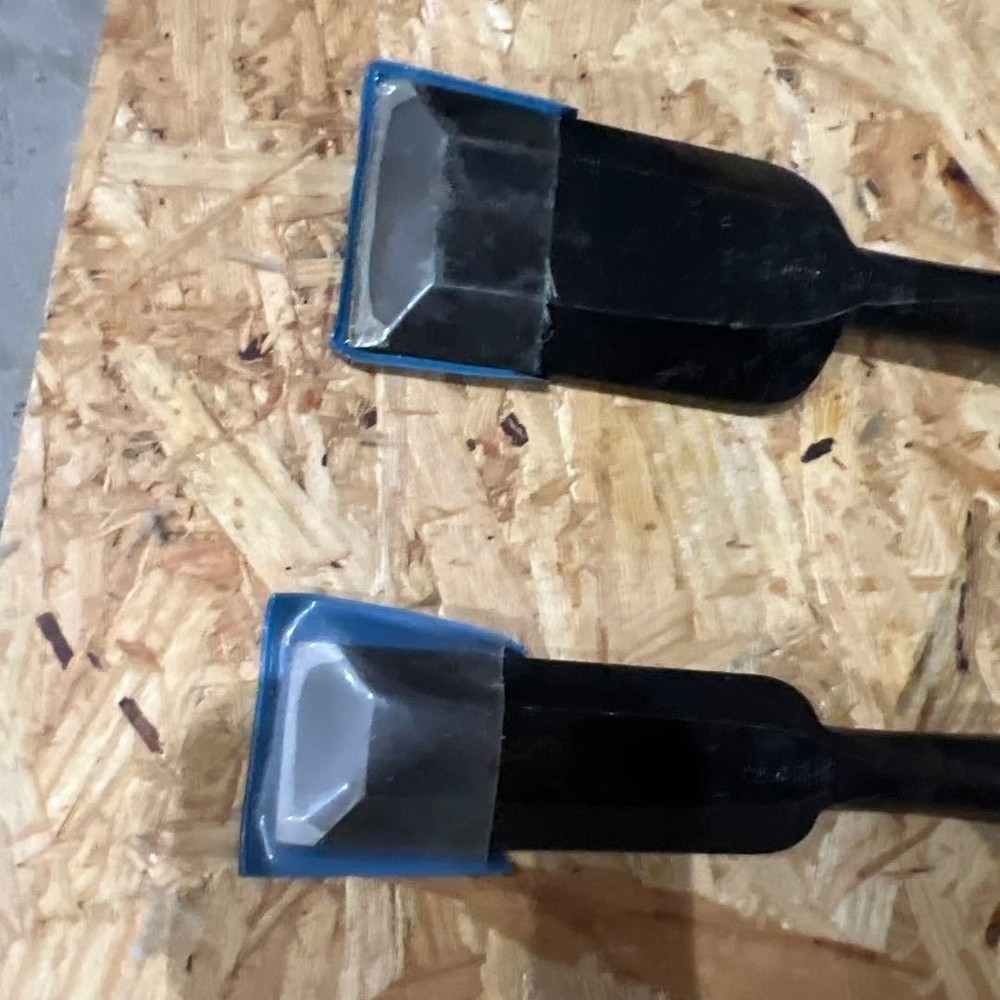 Wood Chisel Set 2 Flat Blades Handled Woodworking Tool Ready to Use