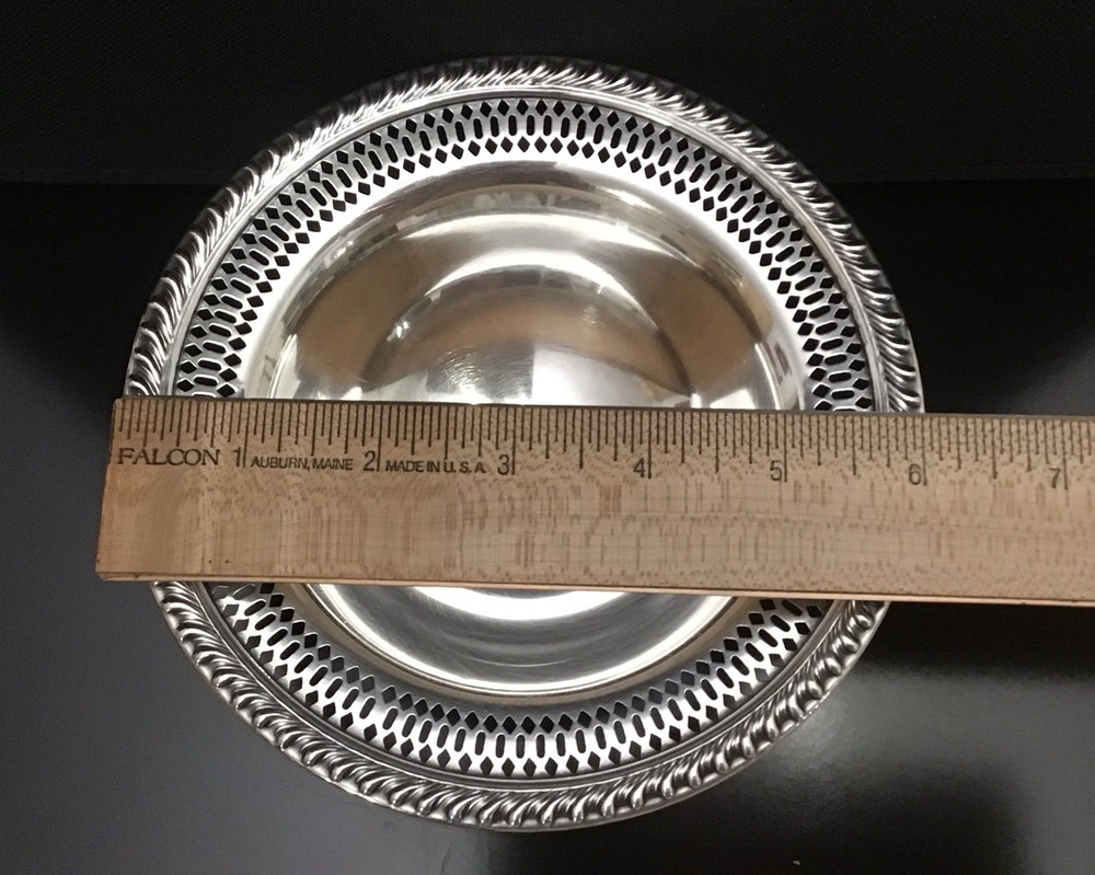 Vintage Cheshire Silver Plated Pedestal Small Bonbon Compot Dish