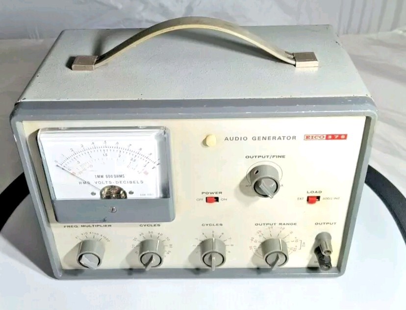 EICO 378 Audio Generator-TESTED WORKING