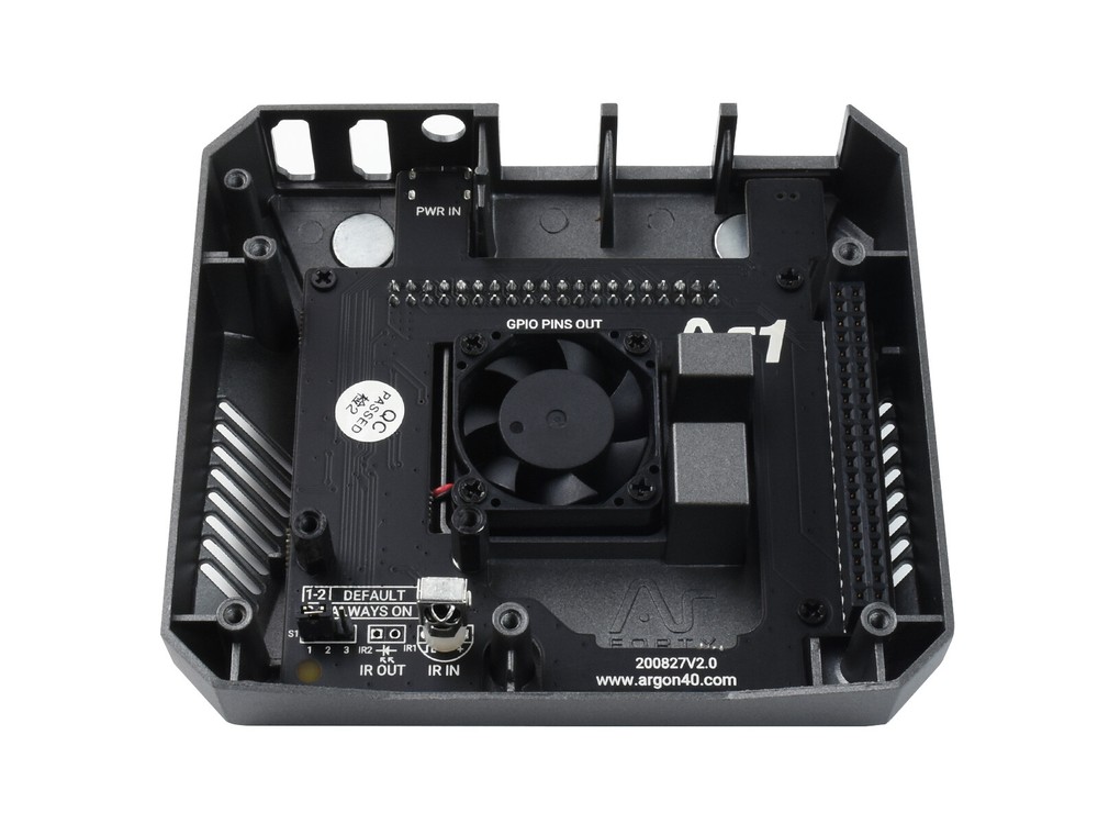 Argon One Aluminum Case for Raspberry Pi 4 Power Button Cooling Fan