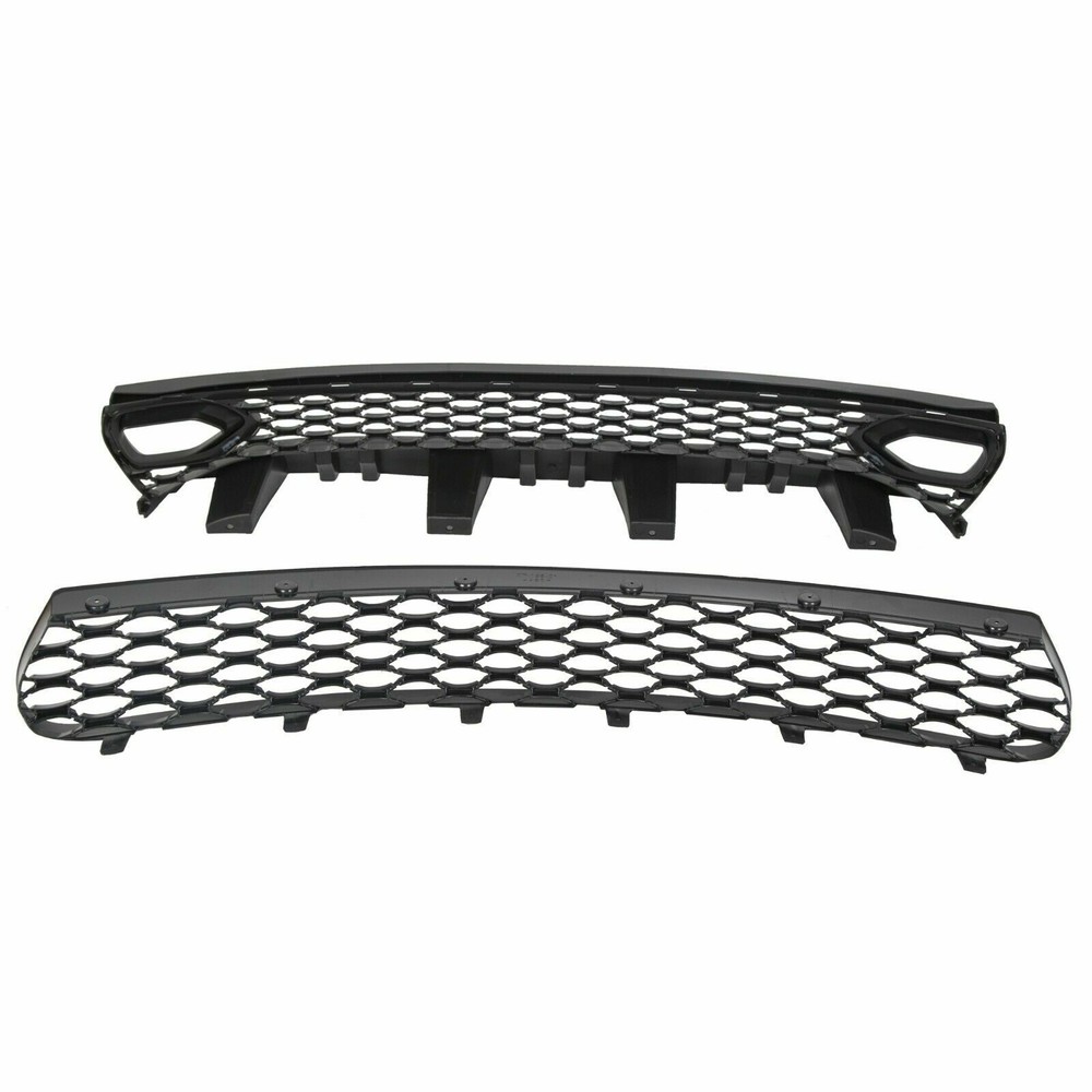 For 2015-21 DODGE CHARGER RT SCAT PACK SRT STYLE Front Upper + Lower Grille Kit