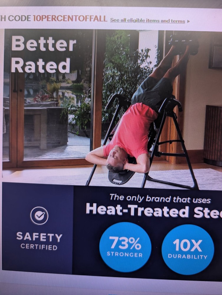 Teeter Hang UPS EP-560 Inversion Table USED