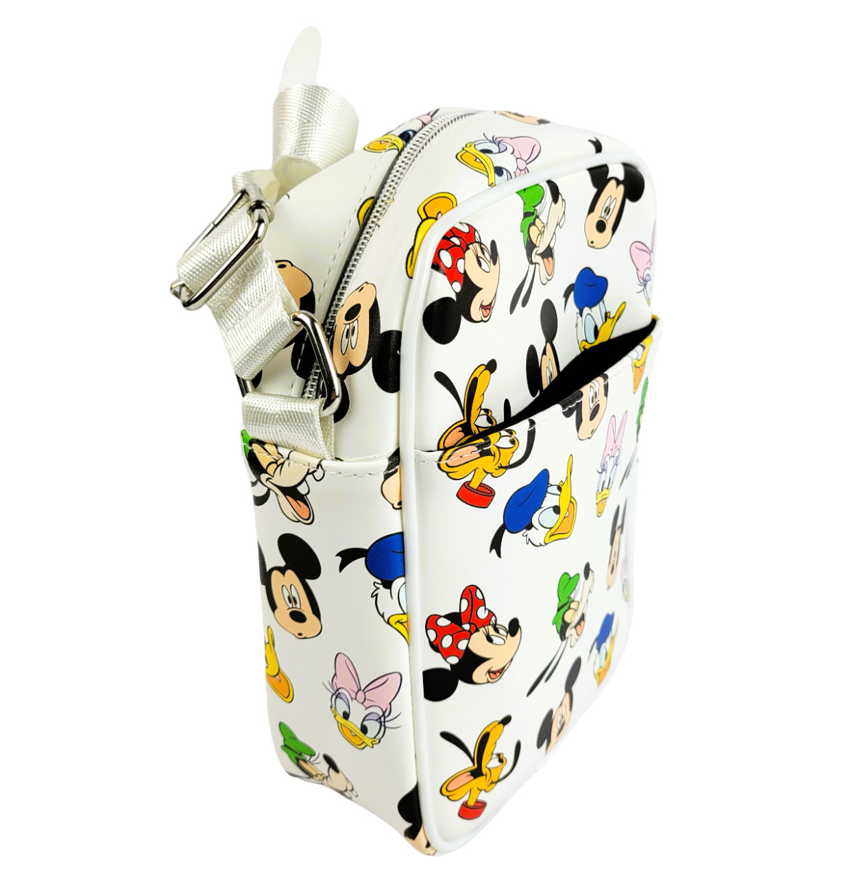 Disney Mickey and Friends Deluxe Crossbody Bag Minnie Donald Daisy Goofy Pluto