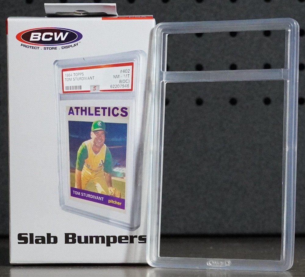 BCW Slab Bumpers (Clear) 6 Count Box NEW
