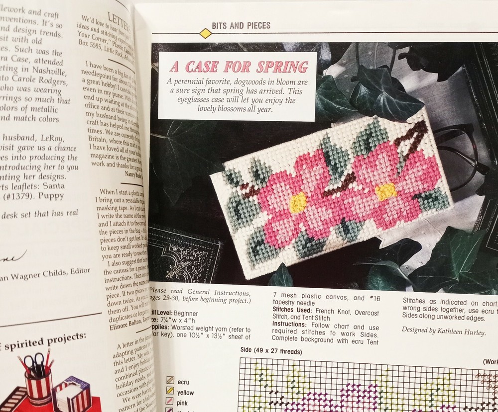 Plastic Canvas Corner Magazine May 1992 25 Projects Welcome Spring Easter Bunny