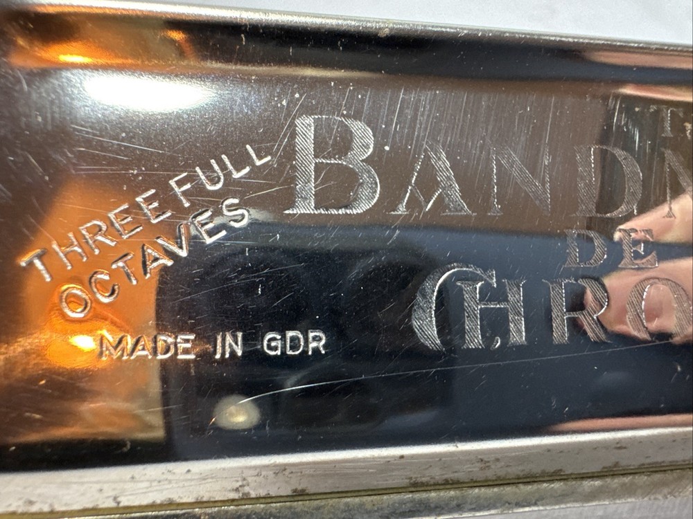 “The Bandmaster” De Luxe Chromatic Harmonica - Original Box - PK125