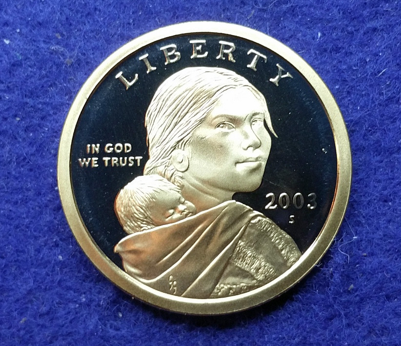 2003 S Sacagawea Proof Dollar Coin