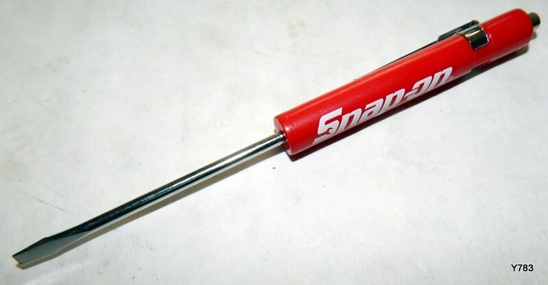Vintage Snap-On Tools Advertising Flathead Screwdriver